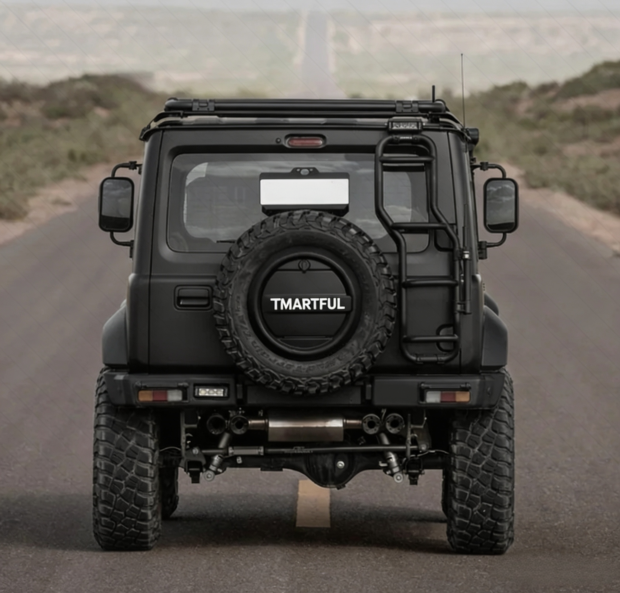 Premium Extended Spare Tyre Cover with Rugged Off-Road Style & Outdoor Protection