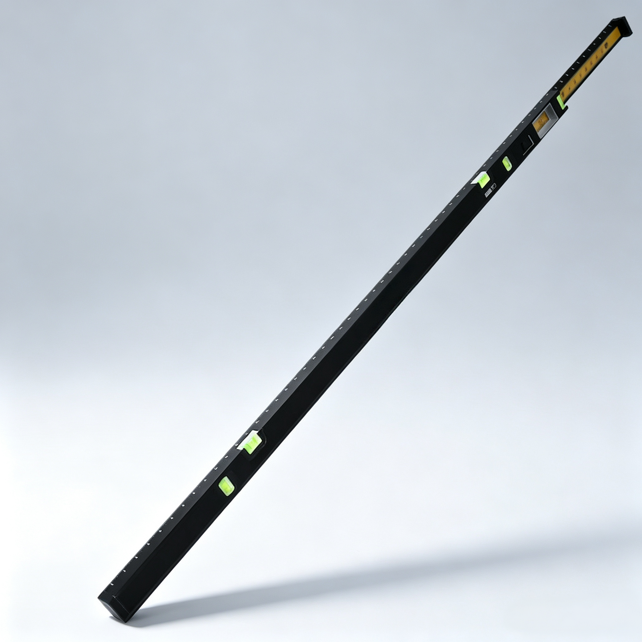 Extendable Aluminum Level Tool with 53"-96" Measuring Range, 5 Vials & Precision Alignment System