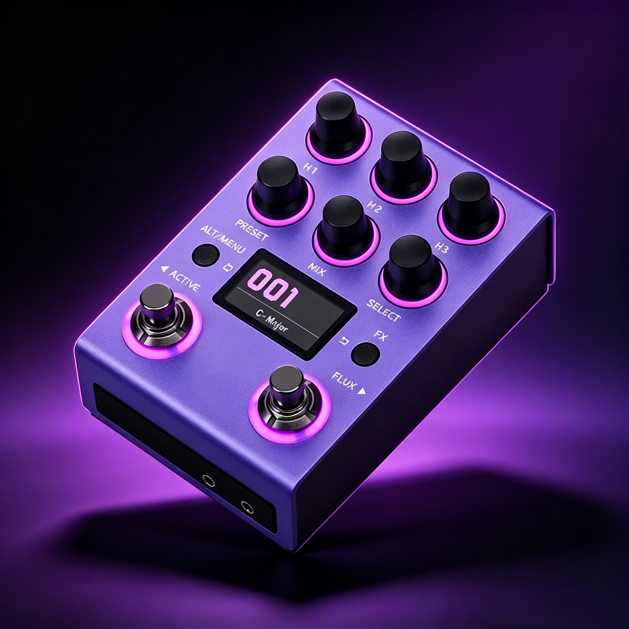 Professional Multi-Voice Pitch Shifter Pedal with Real-Time Harmony Effects, Stereo Processing & Creative Guitar Sound Design
