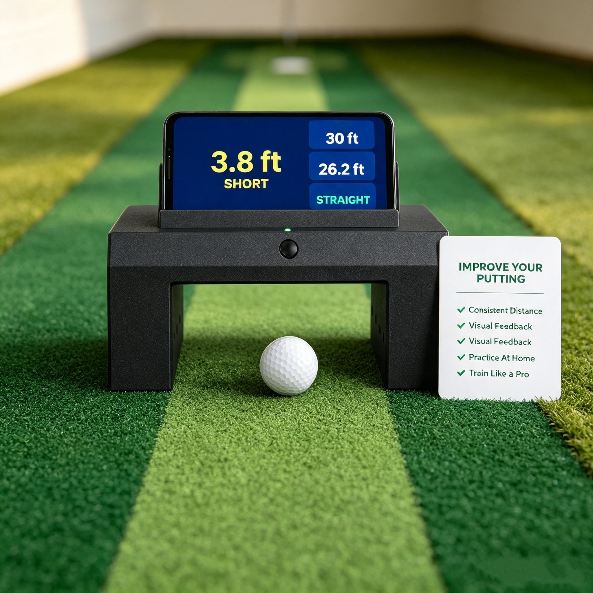 Indoor Putting Distance Control Trainer