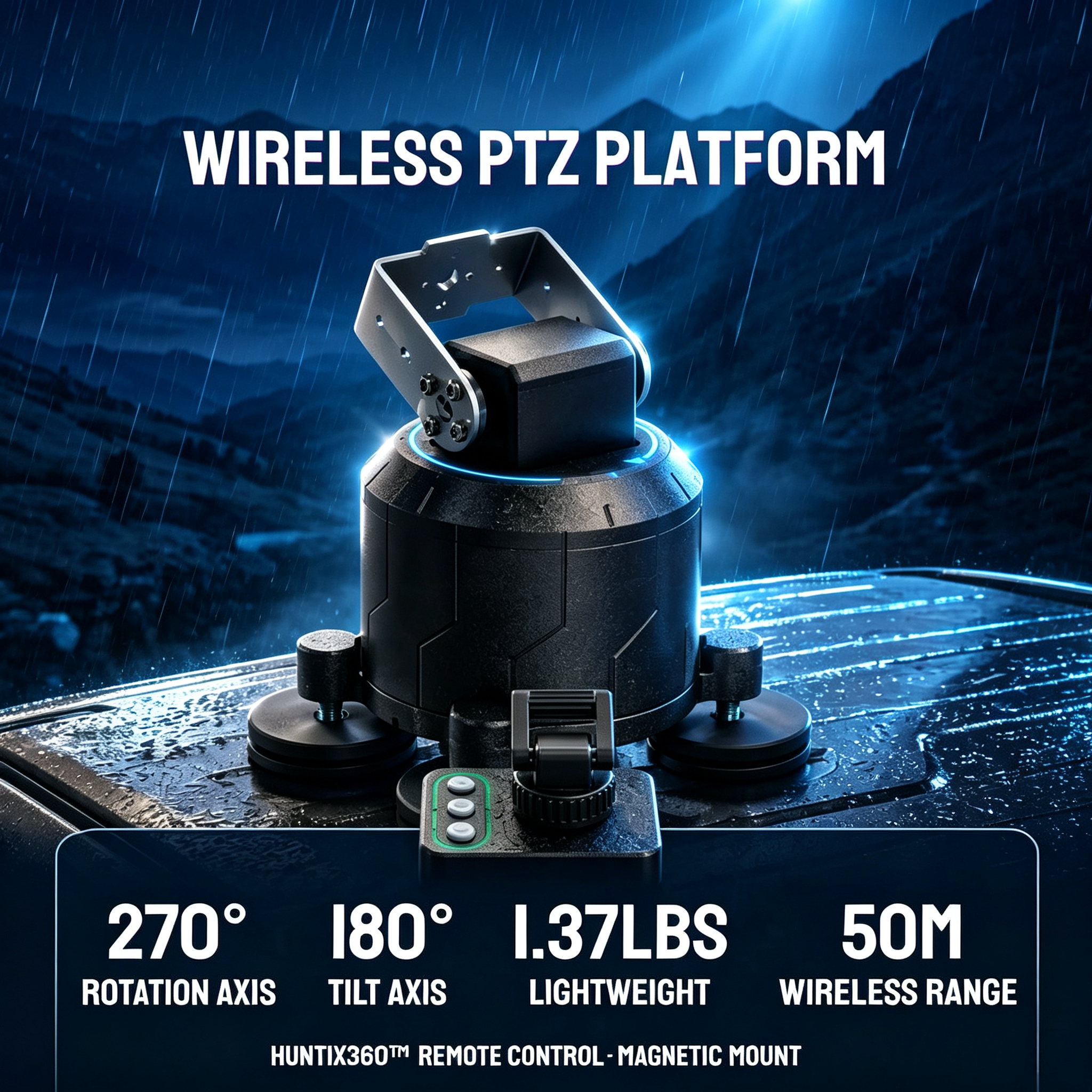 180W Remote Control Spotlight System