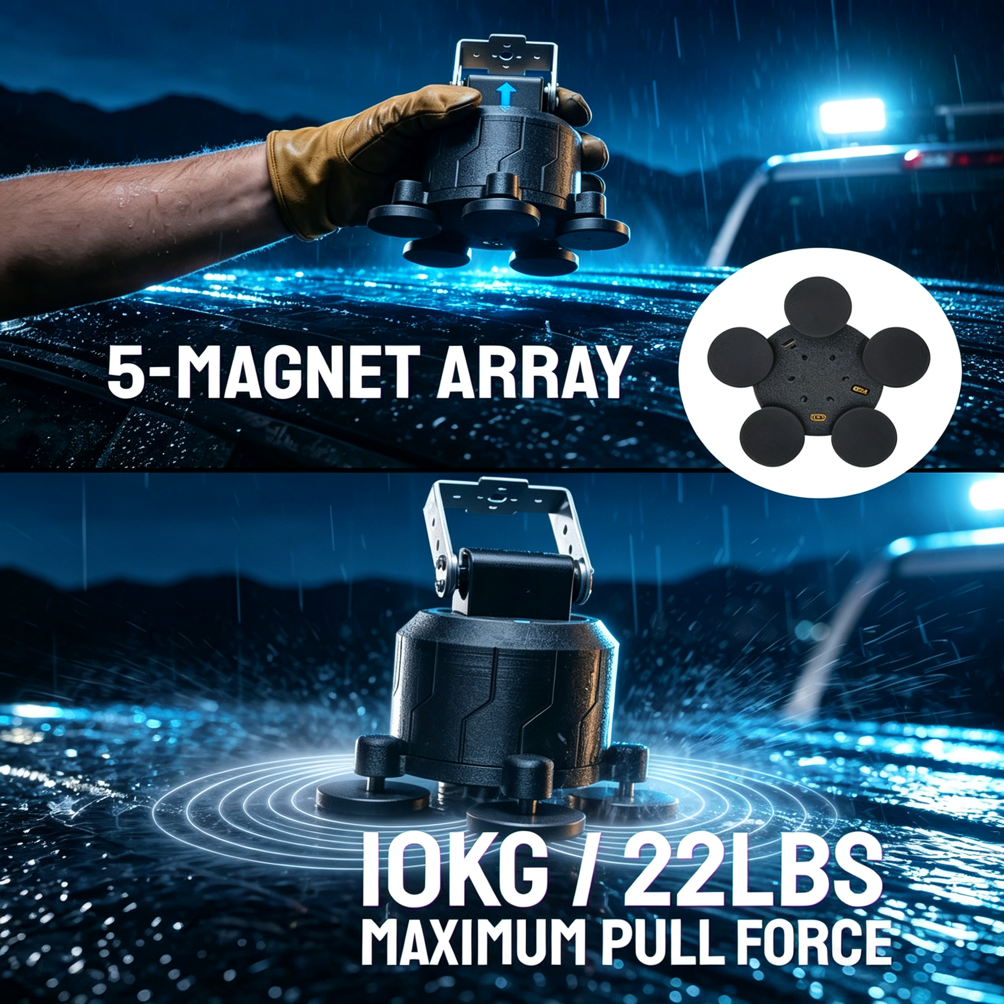 180W Remote Control Spotlight System