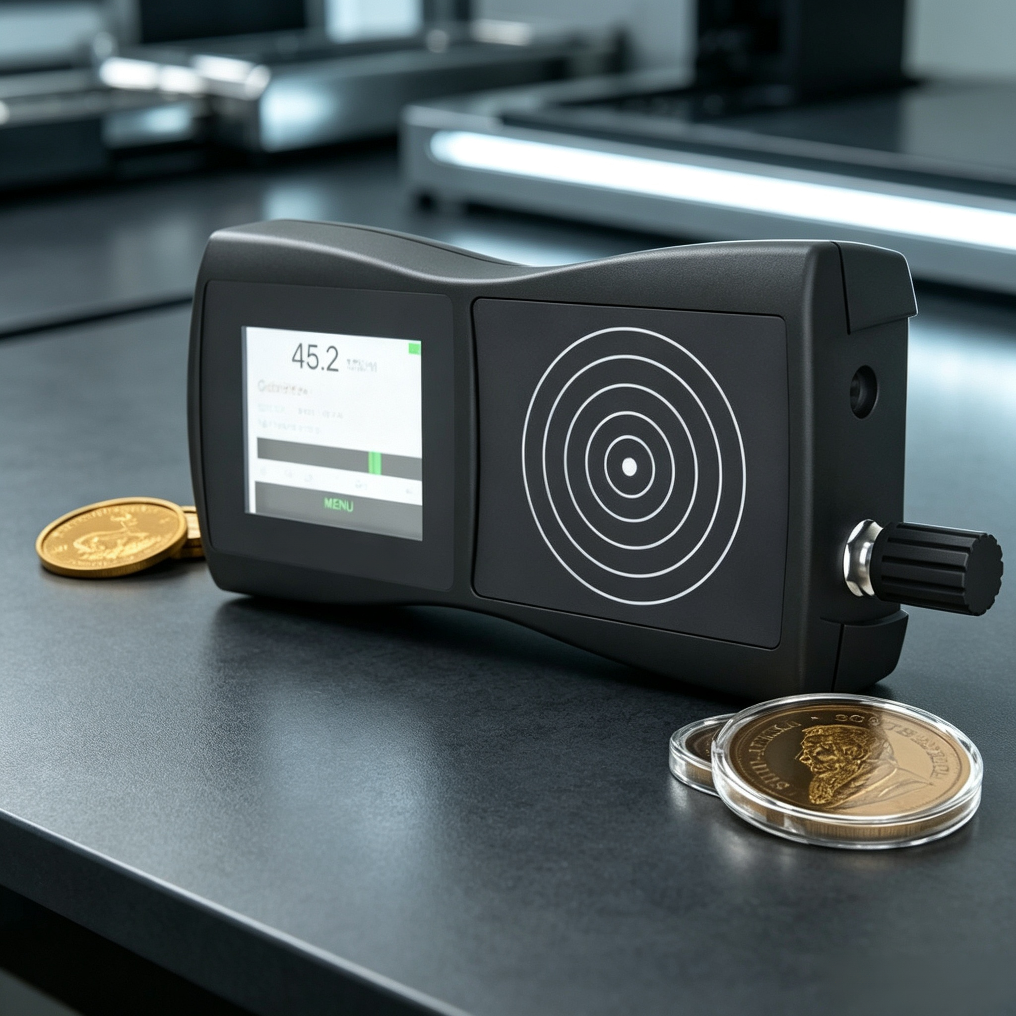 Portable Precious Metal Tester with Non-Destructive Gold & Silver Authentication, Fast Analysis & Counterfeit Detection