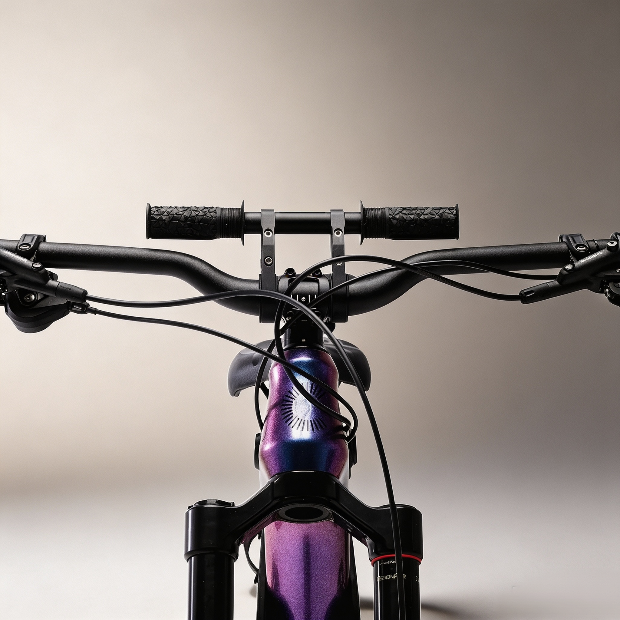 Front-Mounted Child Bike Seat with Kids Handlebars for Family Mountain Biking Adventures