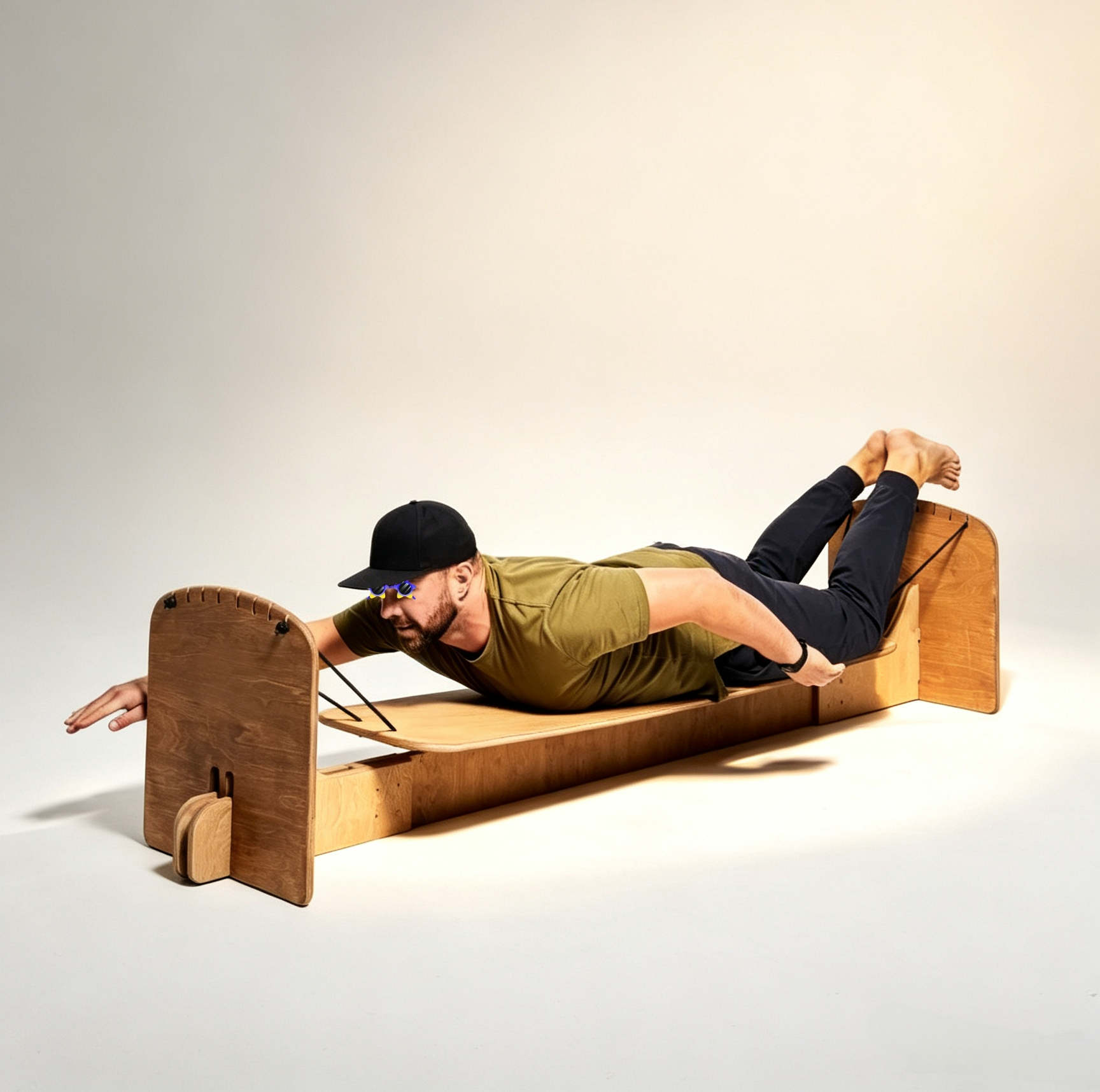 Surf Balance Trainer Board with Longboard Simulation, Balance Training & Indoor Practice System