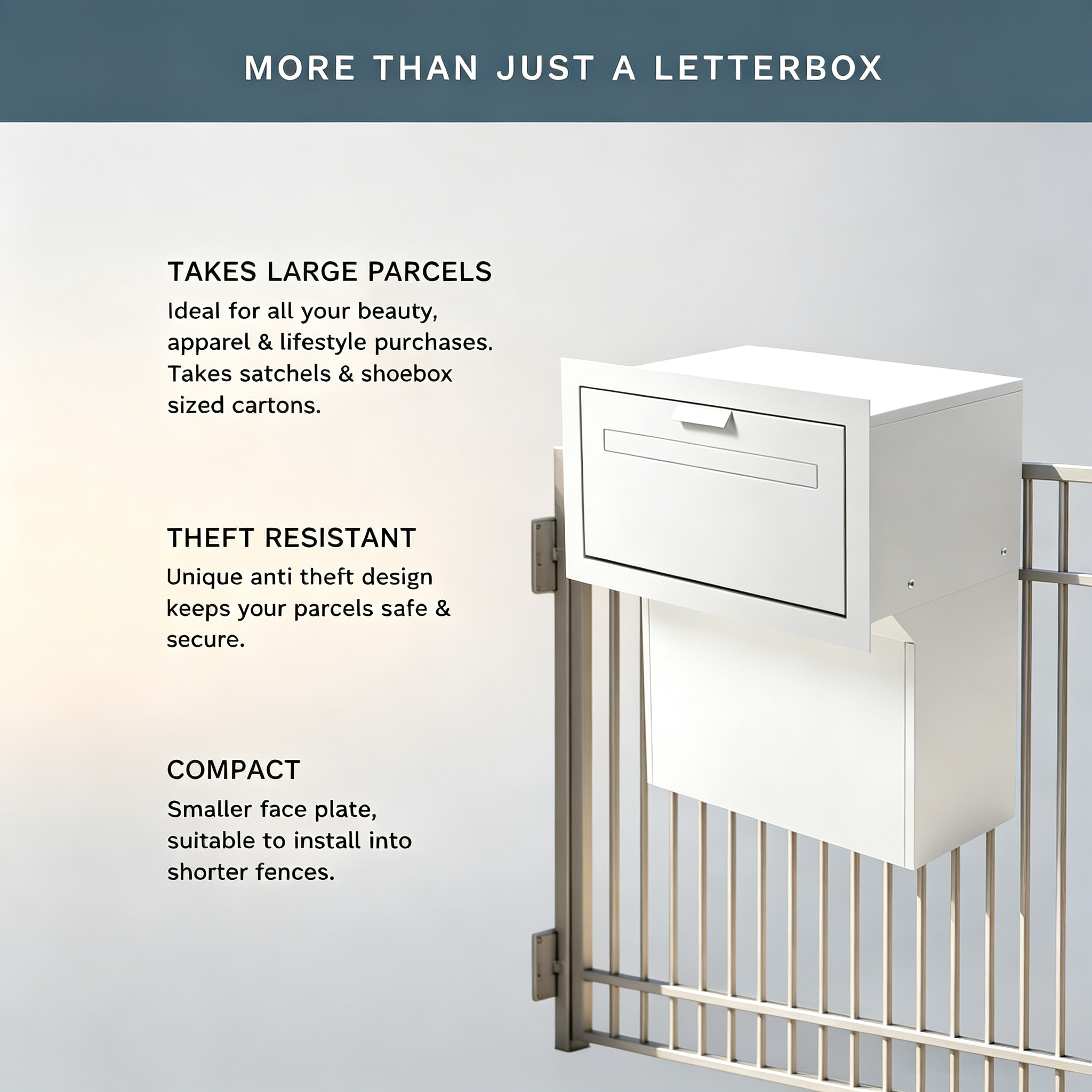 Geneva Parcel Fence & Brick Letterbox