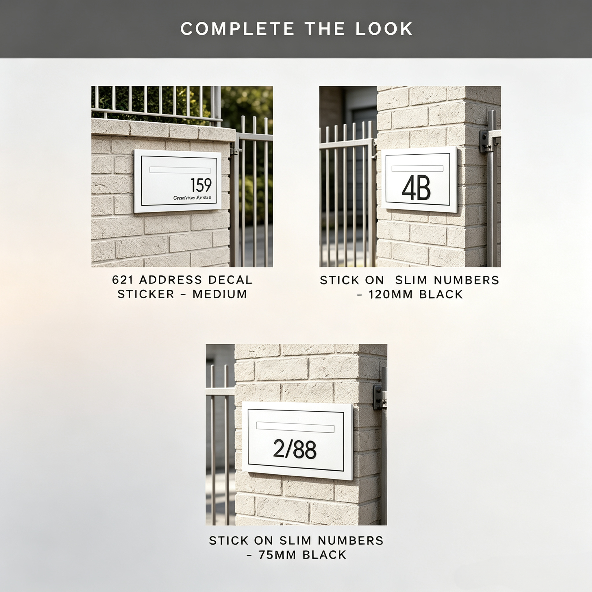 Geneva Parcel Fence & Brick Letterbox
