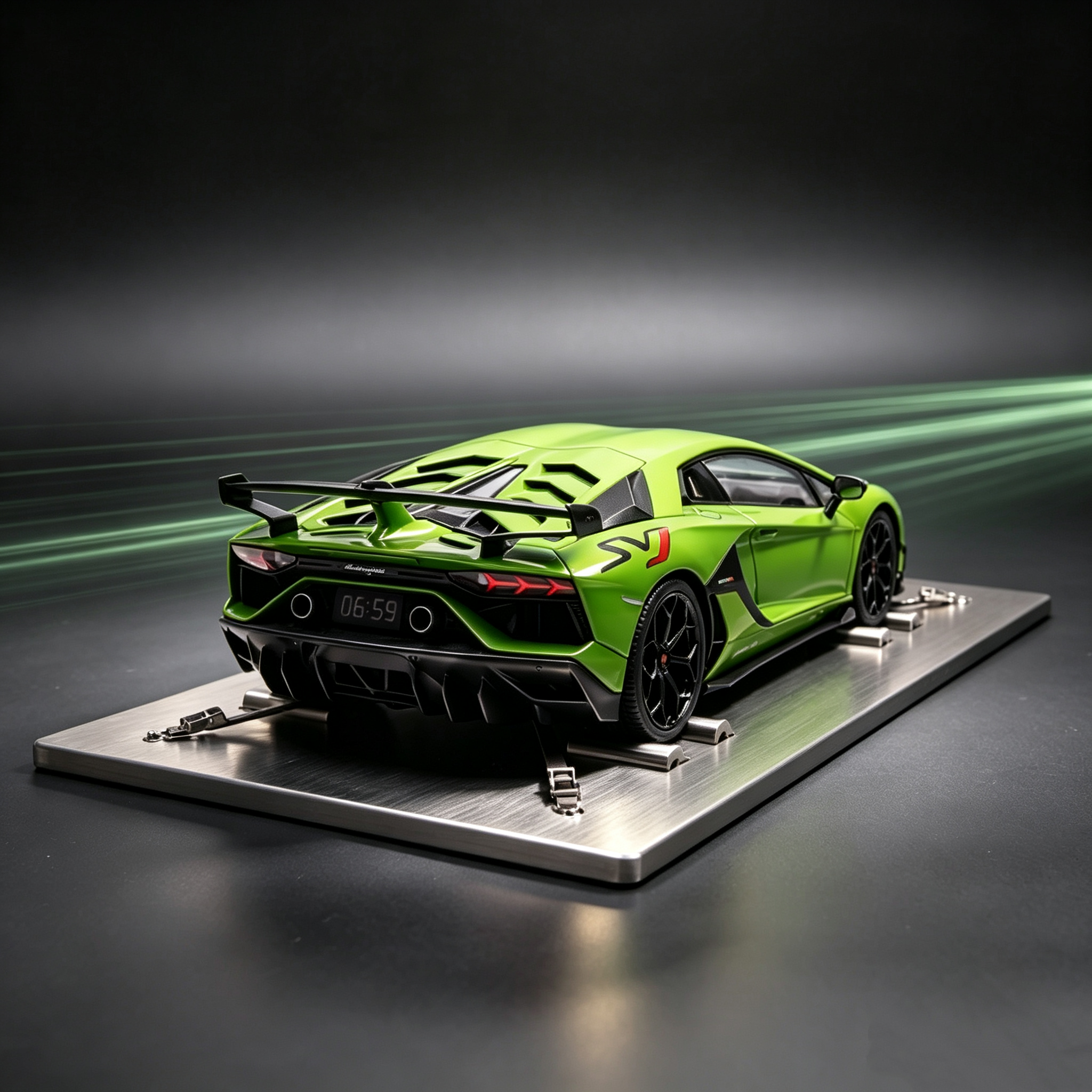 Car Engine Sound Alarm Clock with Realistic Start-Up Audio, Automotive Inspired Design & Unique Desktop Gift for Car Enthusiasts
