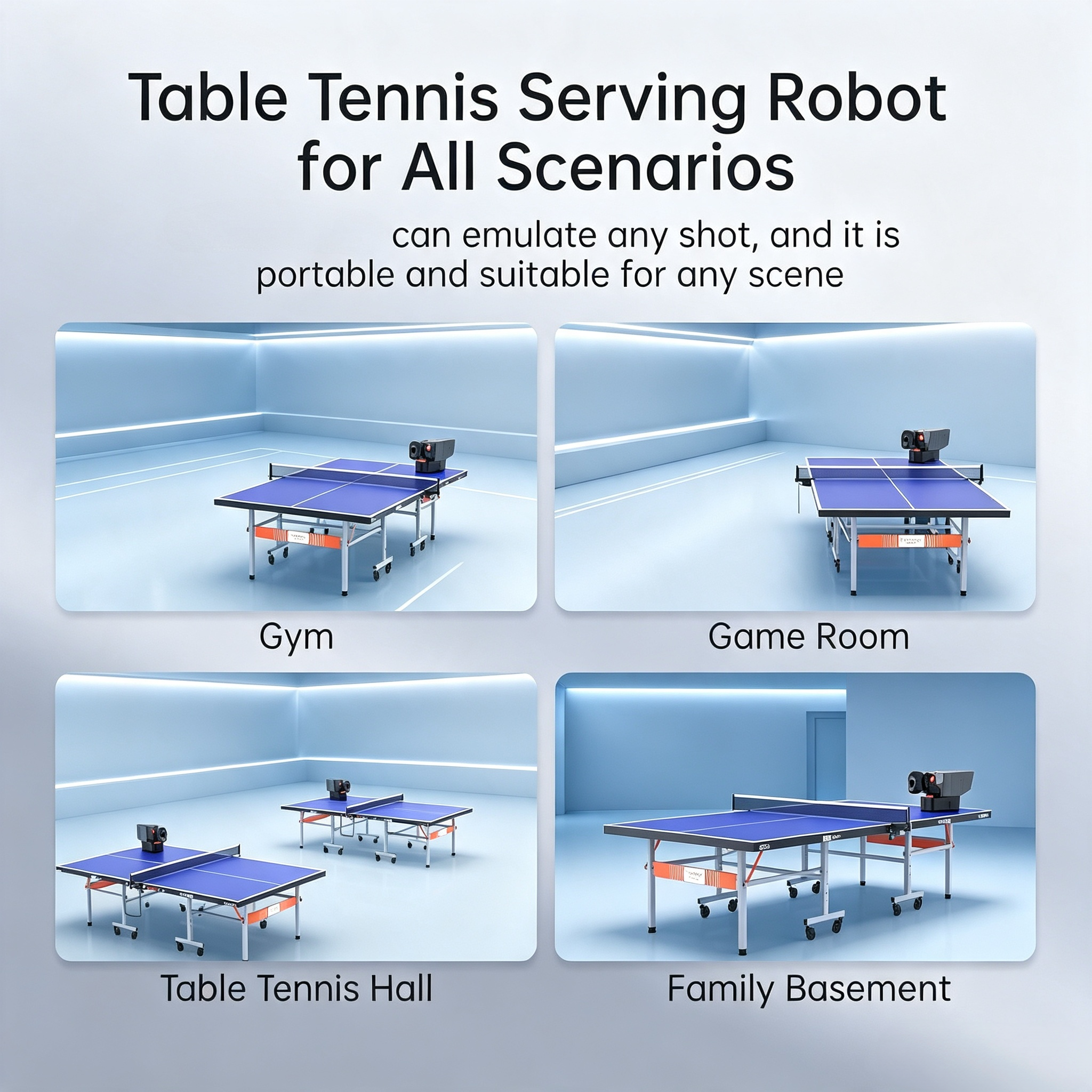 Smart Table Tennis Training Robot