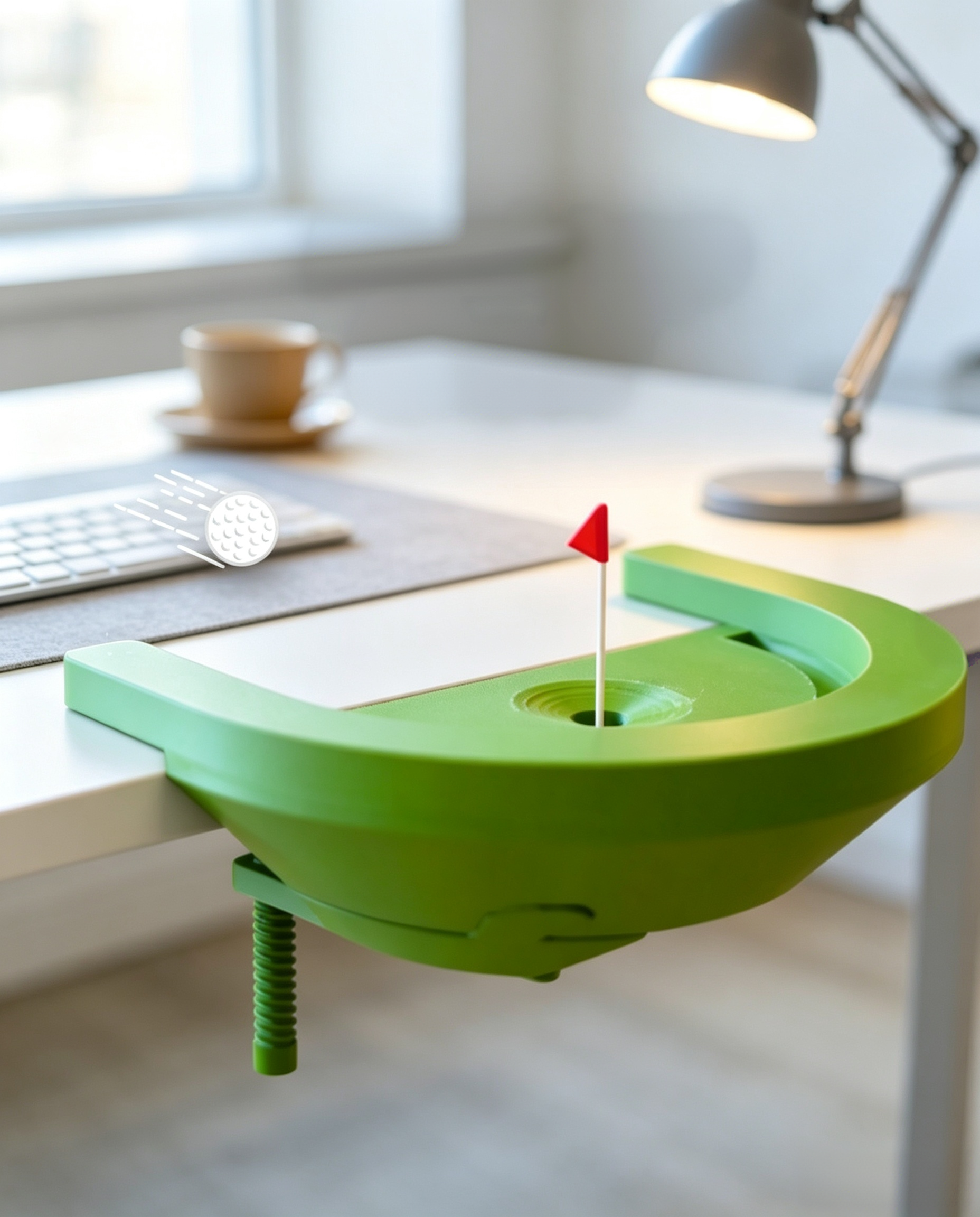 Desktop Mini Golf Game 3D Printing Kit, Interactive Desk Golf Toy for Home Office, Gaming & Creative Decoration