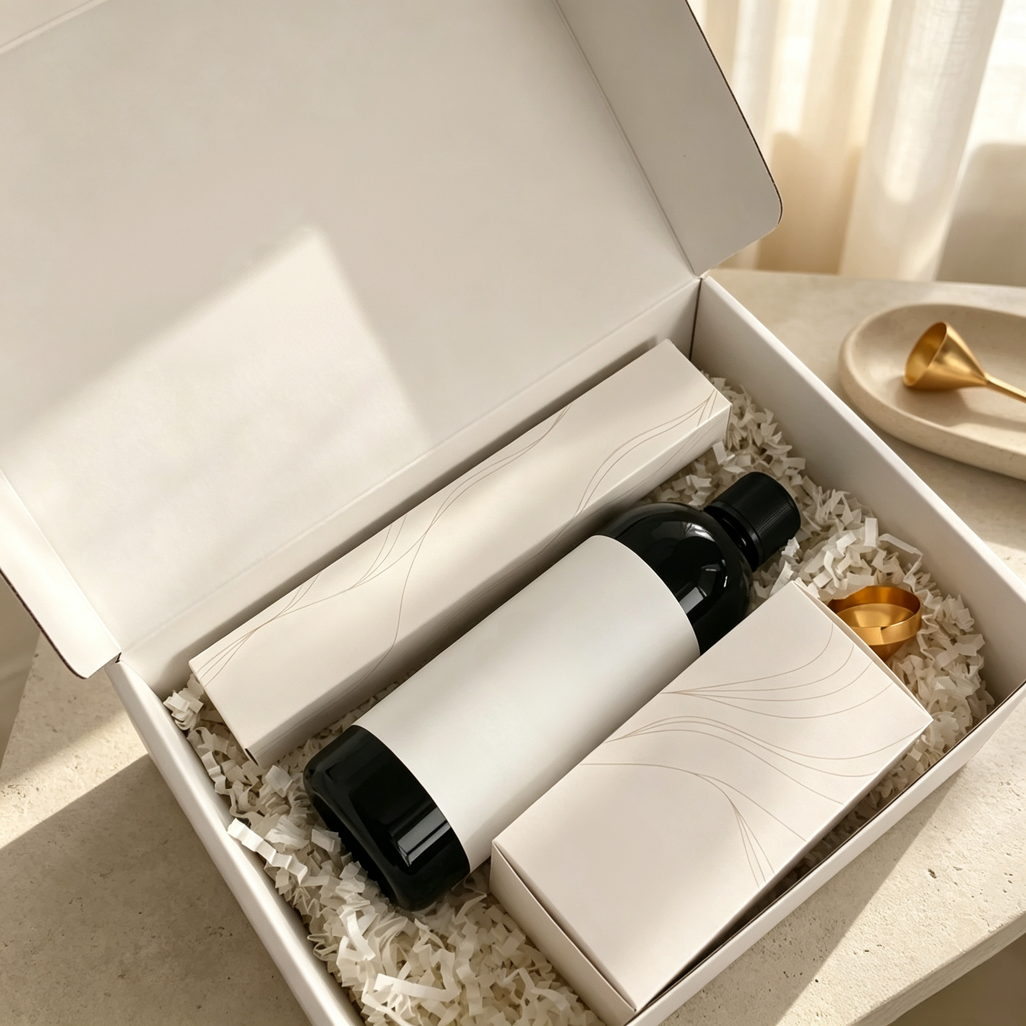 Refillable Oil Candle Set with Smokeless Flame, Reusable Wicks & Elegant Glass Vase
