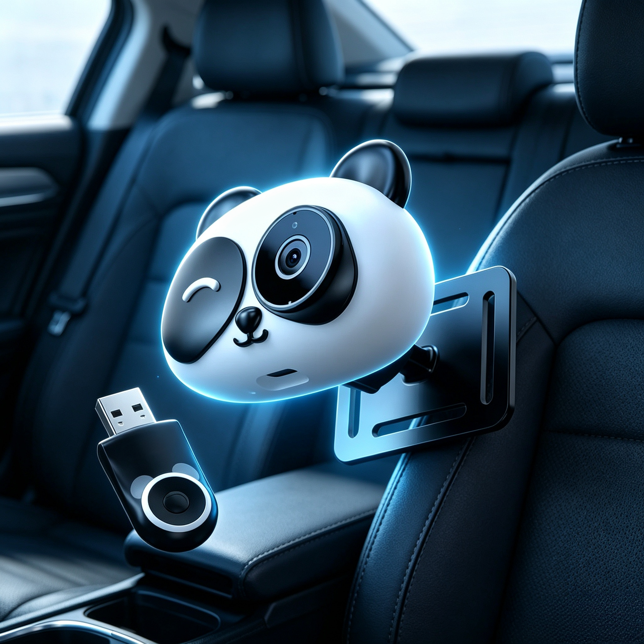 Wireless Baby Car Monitor Camera with Real-Time Rear Seat View, HD Night Vision & Safe Driving Assistance