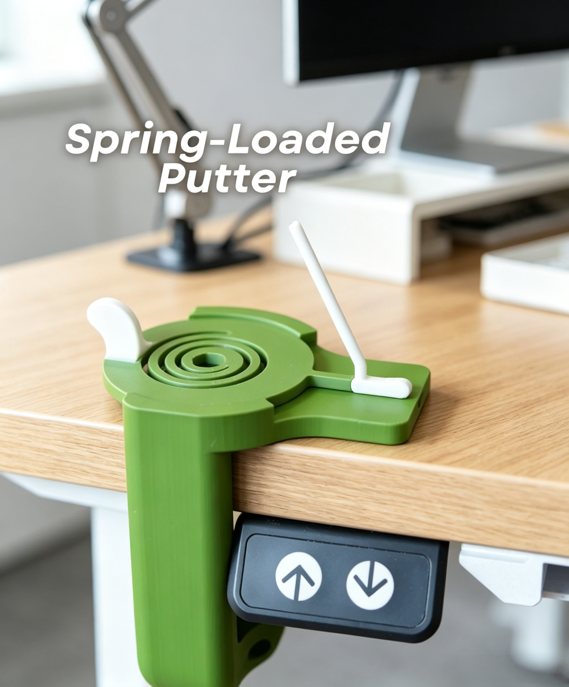 Desktop Mini Golf Game 3D Printing Kit, Interactive Desk Golf Toy for Home Office, Gaming & Creative Decoration
