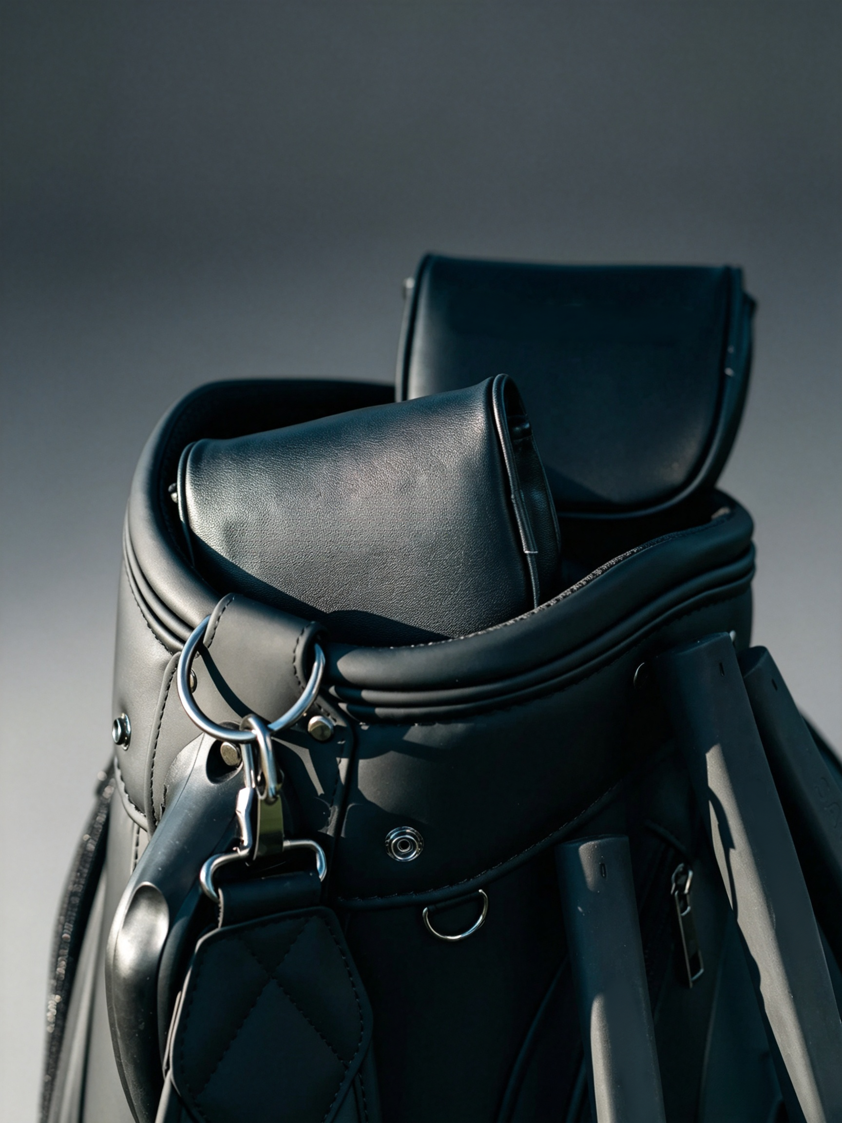 Premium Putter Headcover with Magnetic Closure, Protective PU Leather Design & Minimalist Golf Bag Style