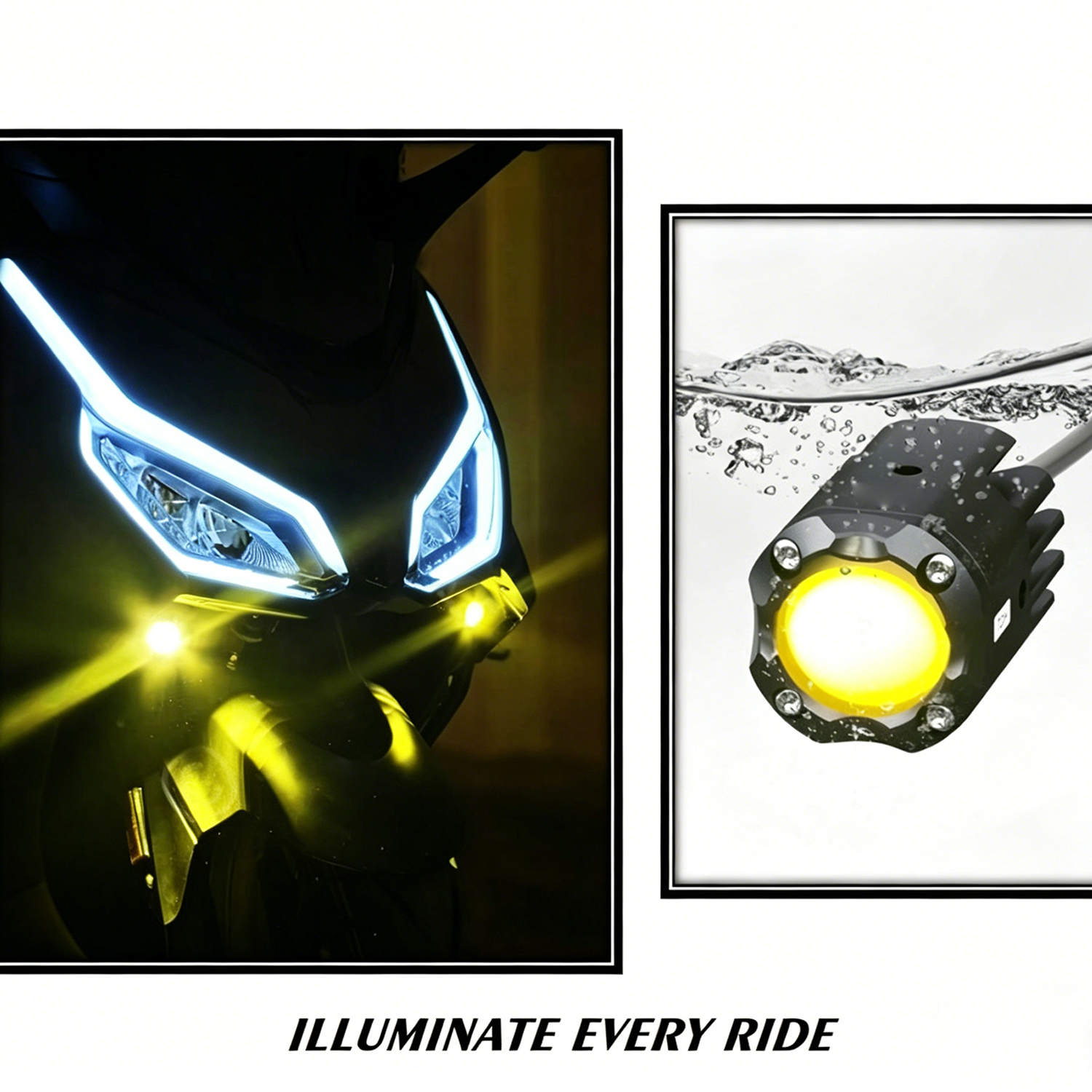 Mini Motorcycle LED Spotlight