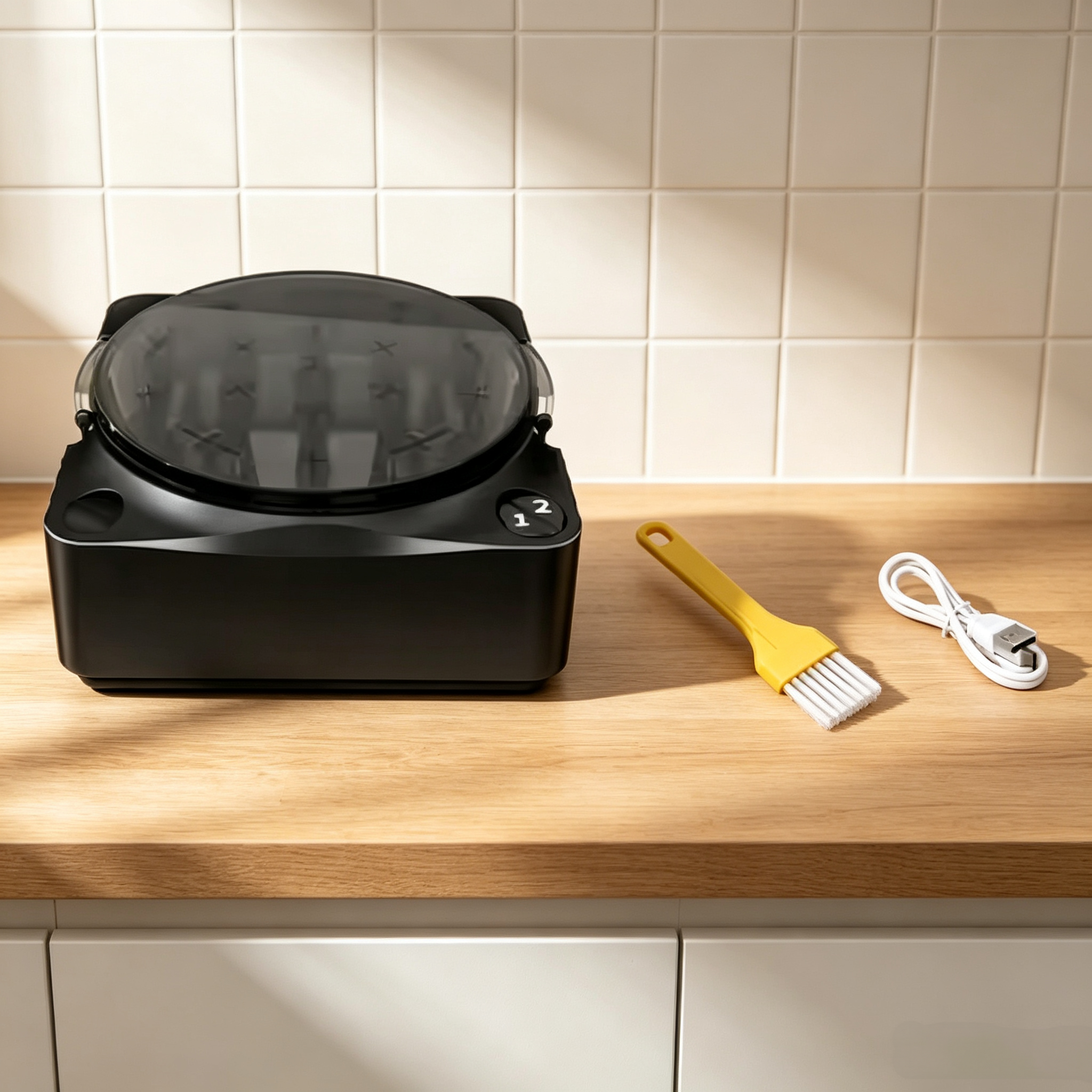 Cordless Electric Meat Shredder with Automatic Twisting System, USB Rechargeable Chicken Shredder Tool for Tacos, Salads, BBQ & Meal Prep