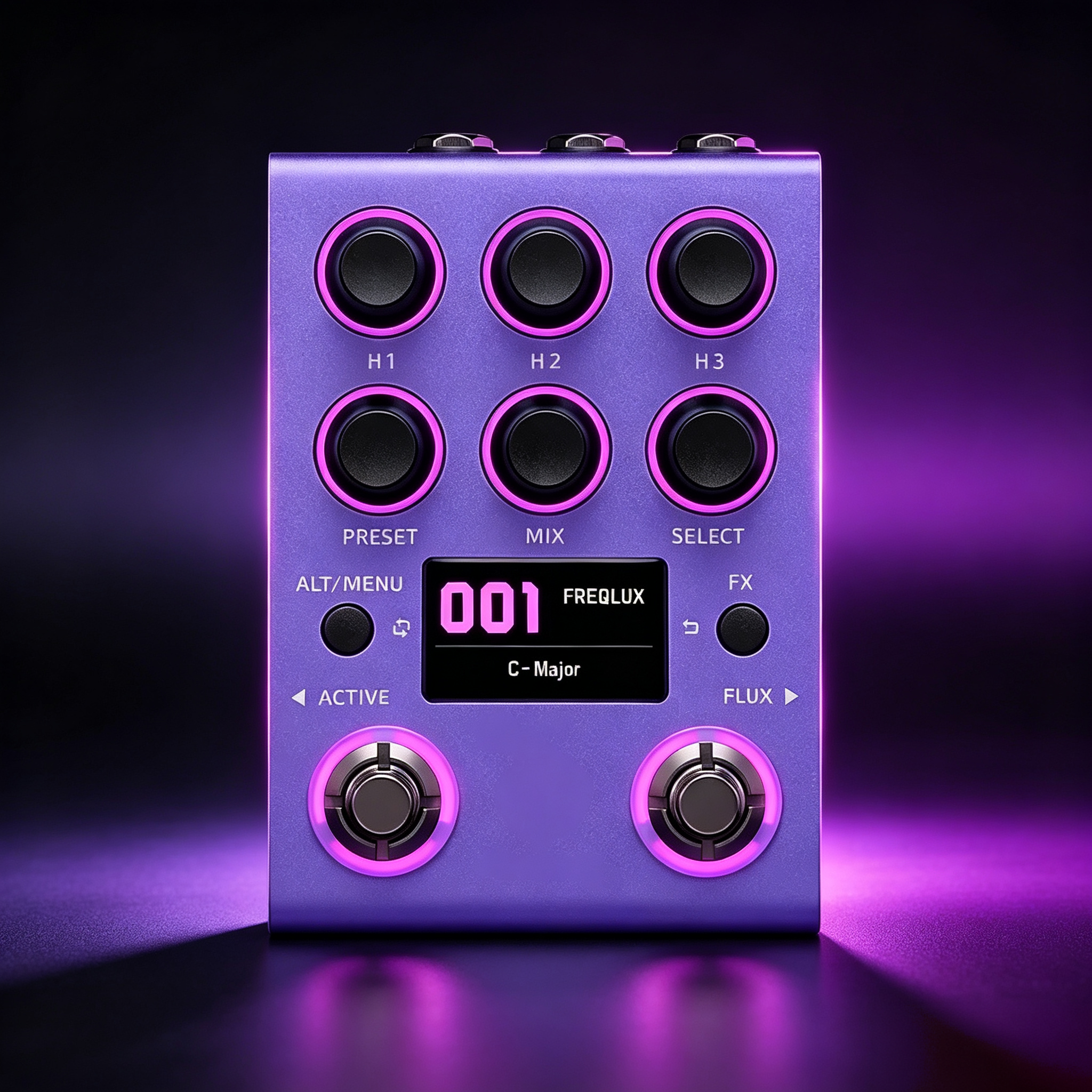 Professional Multi-Voice Pitch Shifter Pedal with Real-Time Harmony Effects, Stereo Processing & Creative Guitar Sound Design