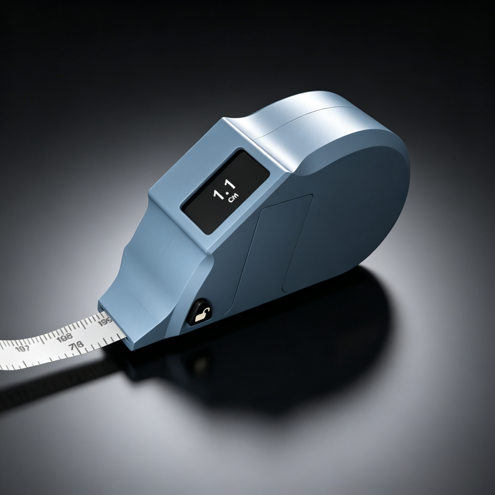 Smart Bluetooth Measuring Tape with 1mm Precision, Digital Data Sync & Wireless Charging for Fashion Design, Tailoring and Professional Measurement