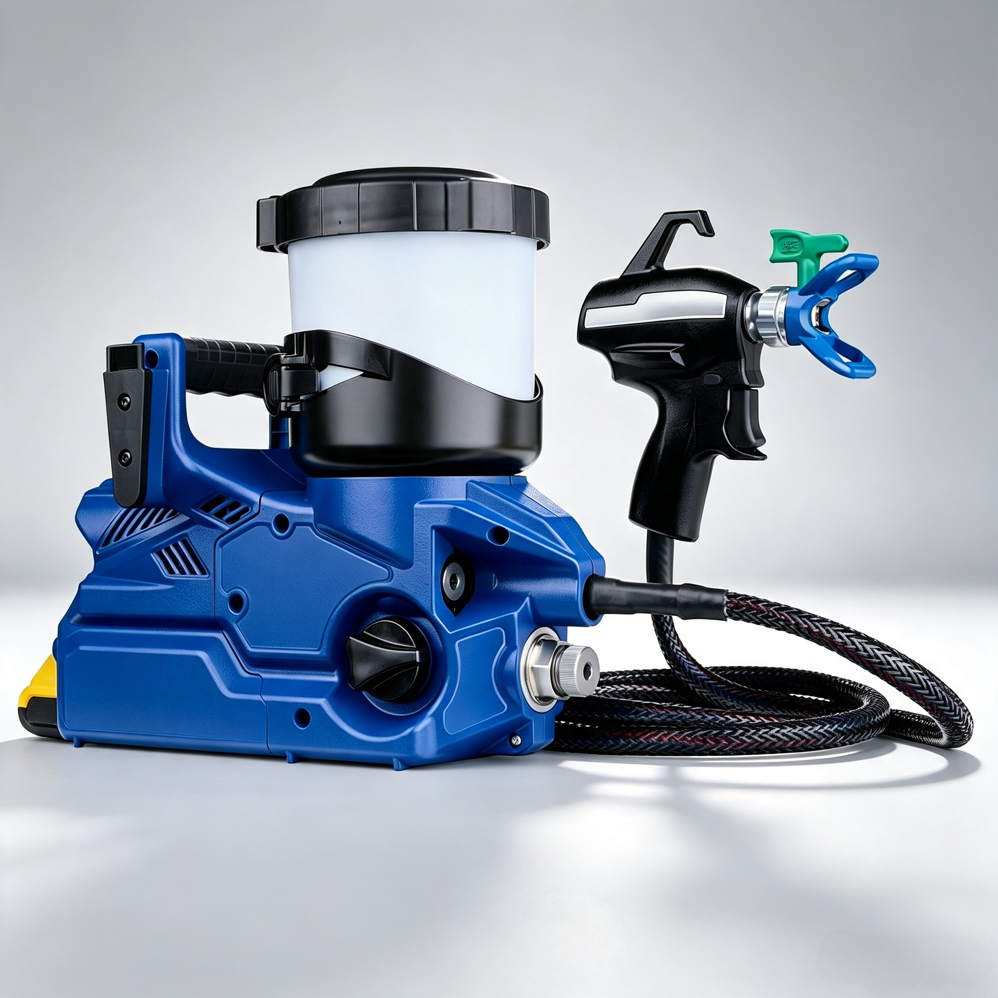 Cordless Airless Paint Sprayer – Dual Lithium Batteries, Anti‑Splatter, for Cabinets & Trim