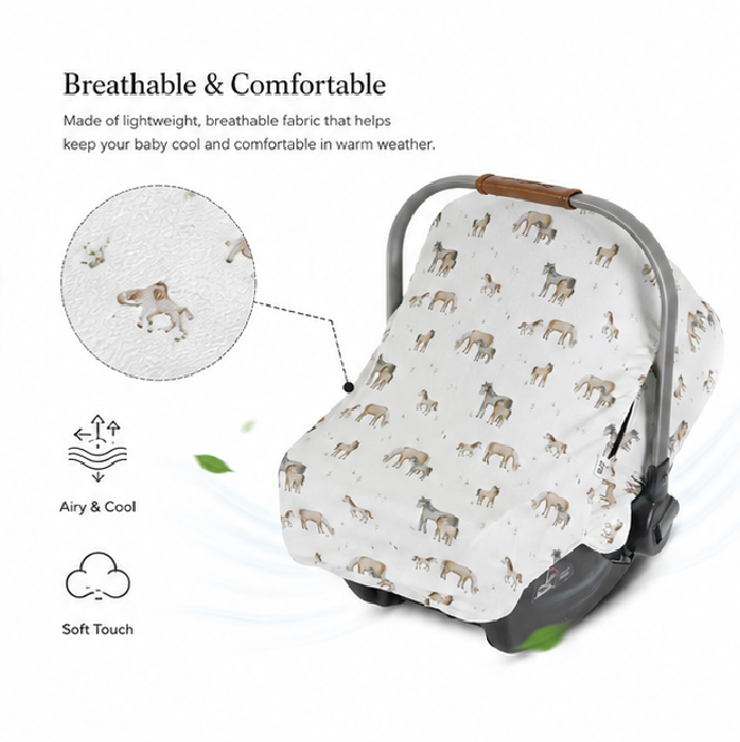 👶 Summer Baby Stroller Cover