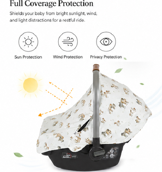 👶 Summer Baby Stroller Cover