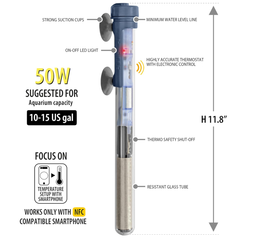 ♨️ SCUBA Contactless Aquarium Heater