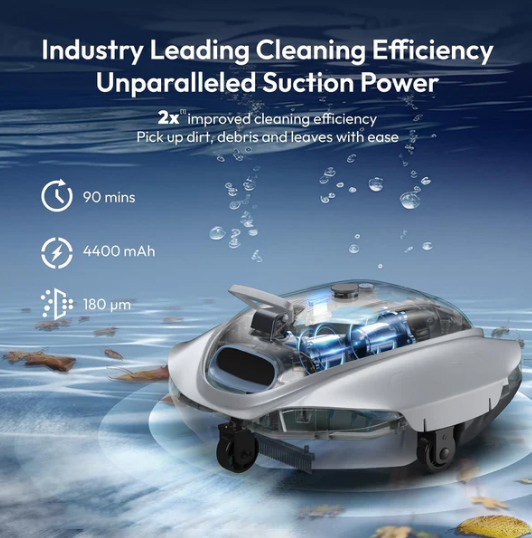 Cordless Robotic Pool Vacuum Cleaner