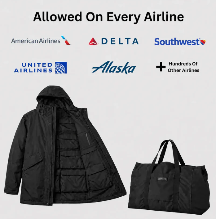 Packable Travel Coat