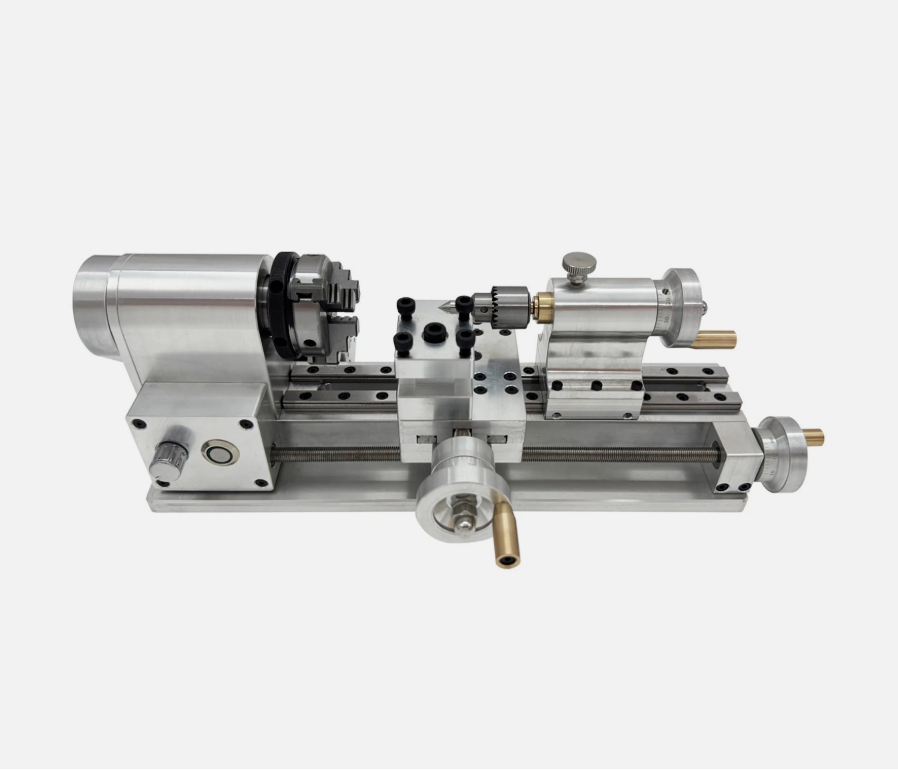 Precision Mini Metal Lathe Machine for DIY Machining, Desktop Metalworking & Small Part Fabrication