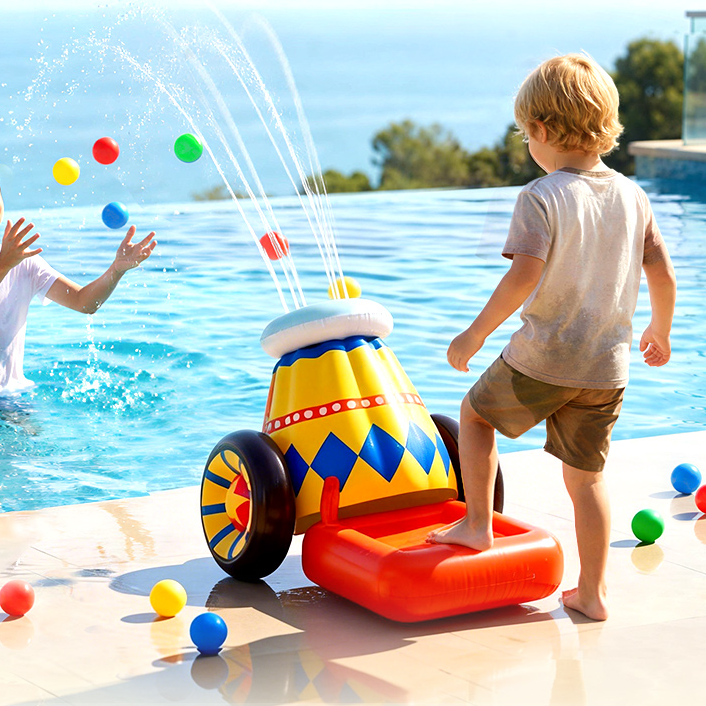 Inflatable Ball Launch Pool Toy