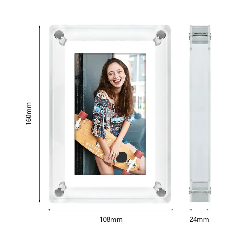 📸 5-Inch Digital Photo Frame – Compact Display for Family & Memory Sharing