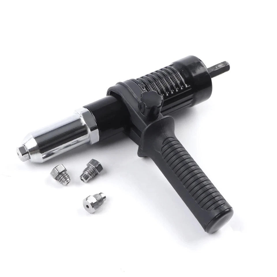 Cordless Electric Rivet Nut Gun Adapter for Power Drills – Riveting Tool Insert