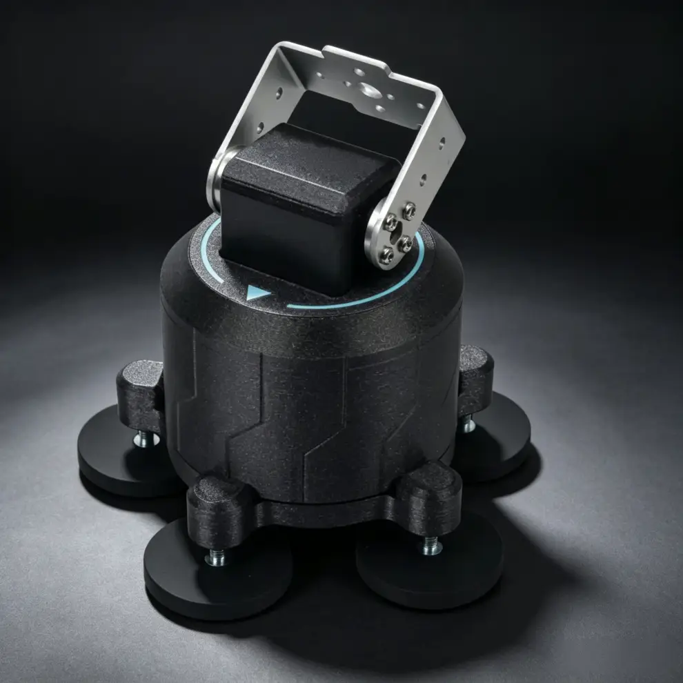 Outdoor Thermal Scanner Mount with Remote Control & Stable Magnetic Base