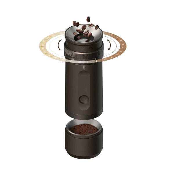 Portable electric coffee grinder