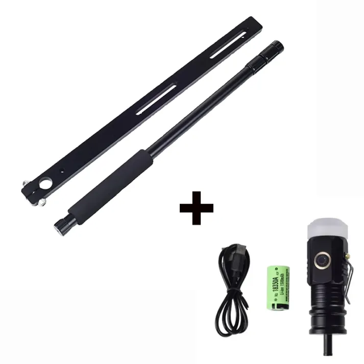 Telescopic Vehicle-Mounted Flagpole Warning Light
