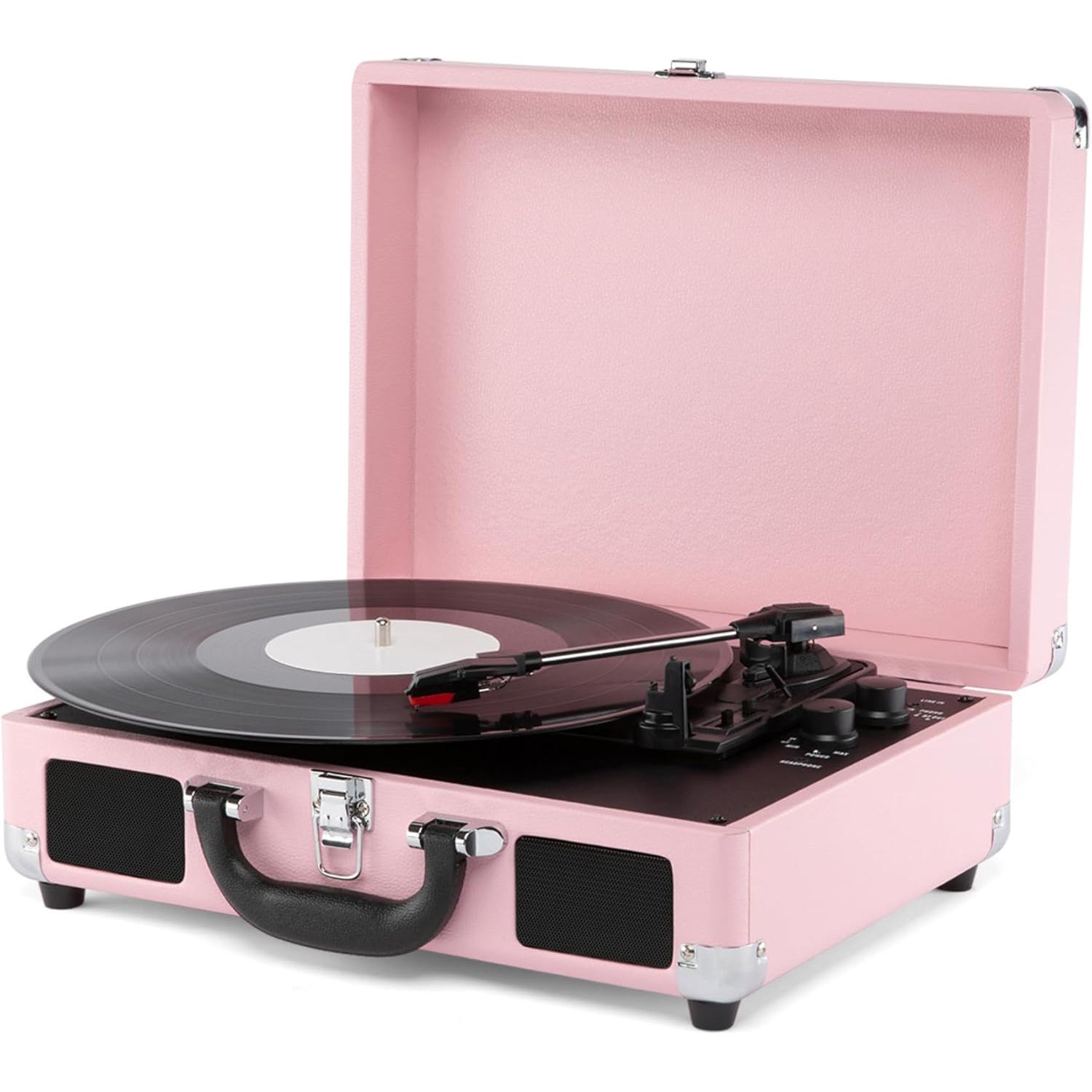 Suitcase Style Bluetooth Turntable Record Player