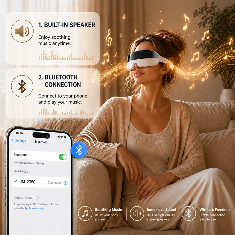 Portable Eye Massager with Mist Spray