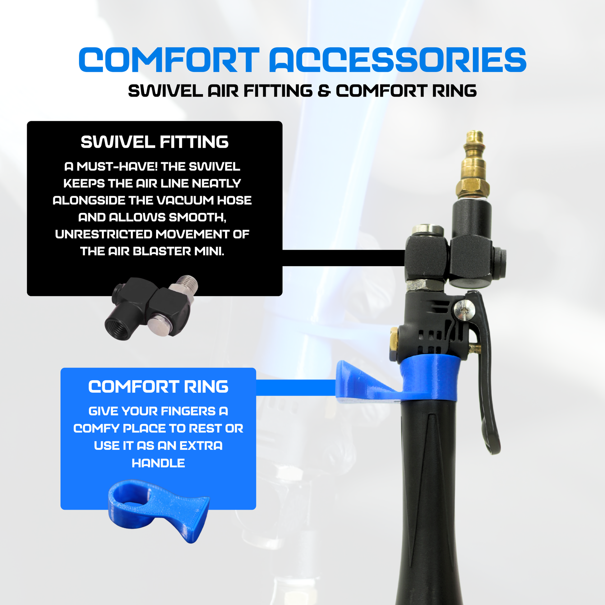 Complete Pneumatic Tool Set – 8-Piece Modular Detail Kit