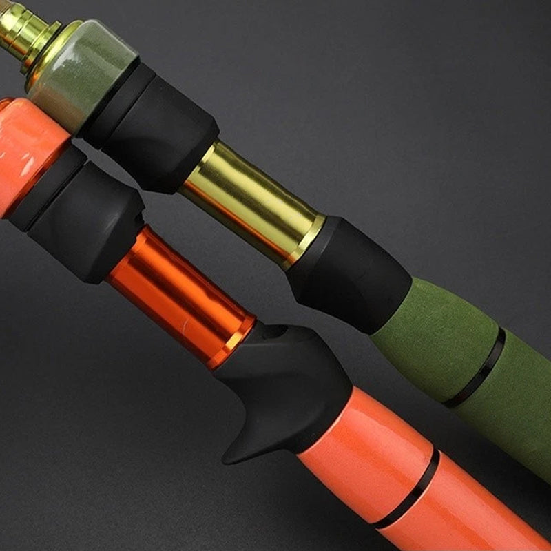 Telescopic carbon fiber ultralight fast casting spinning rod
