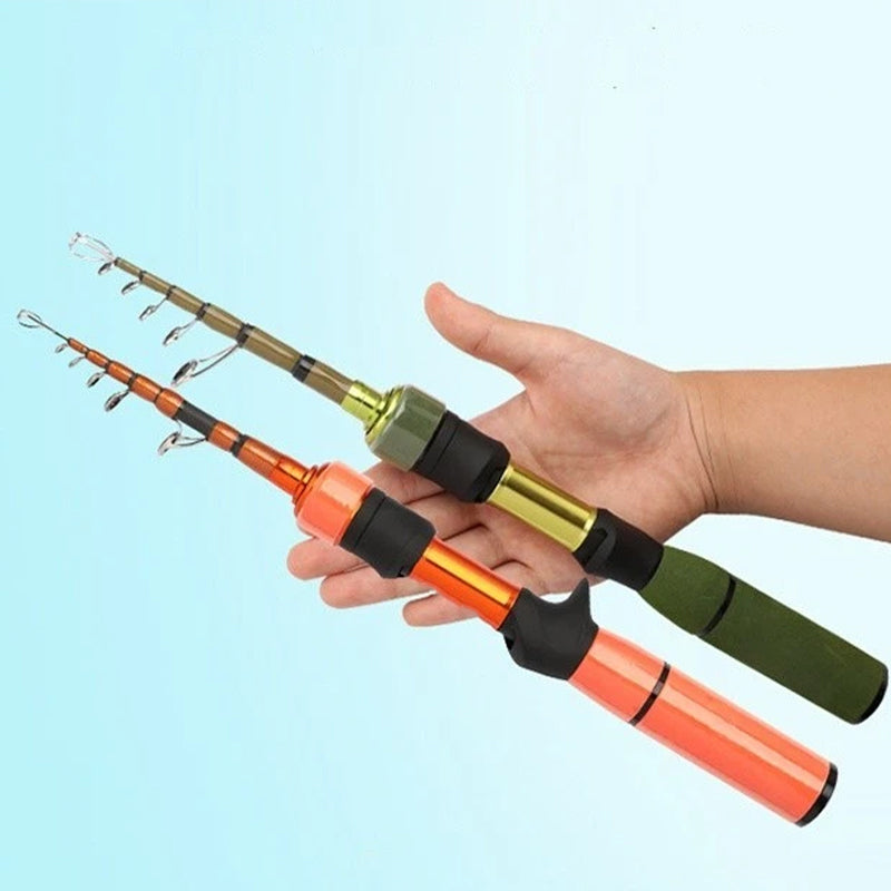 Telescopic carbon fiber ultralight fast casting spinning rod