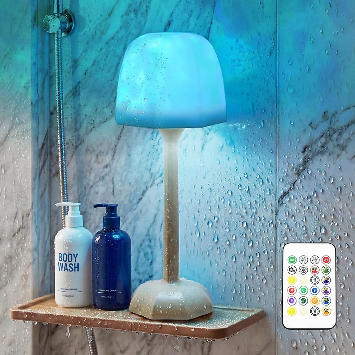 16-color gradient rotating wave projection light