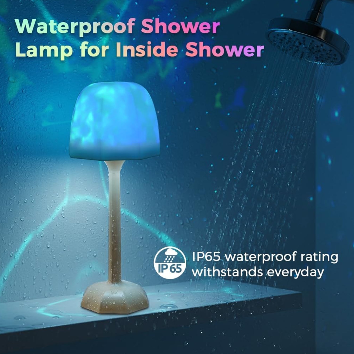 16-color gradient rotating wave projection light