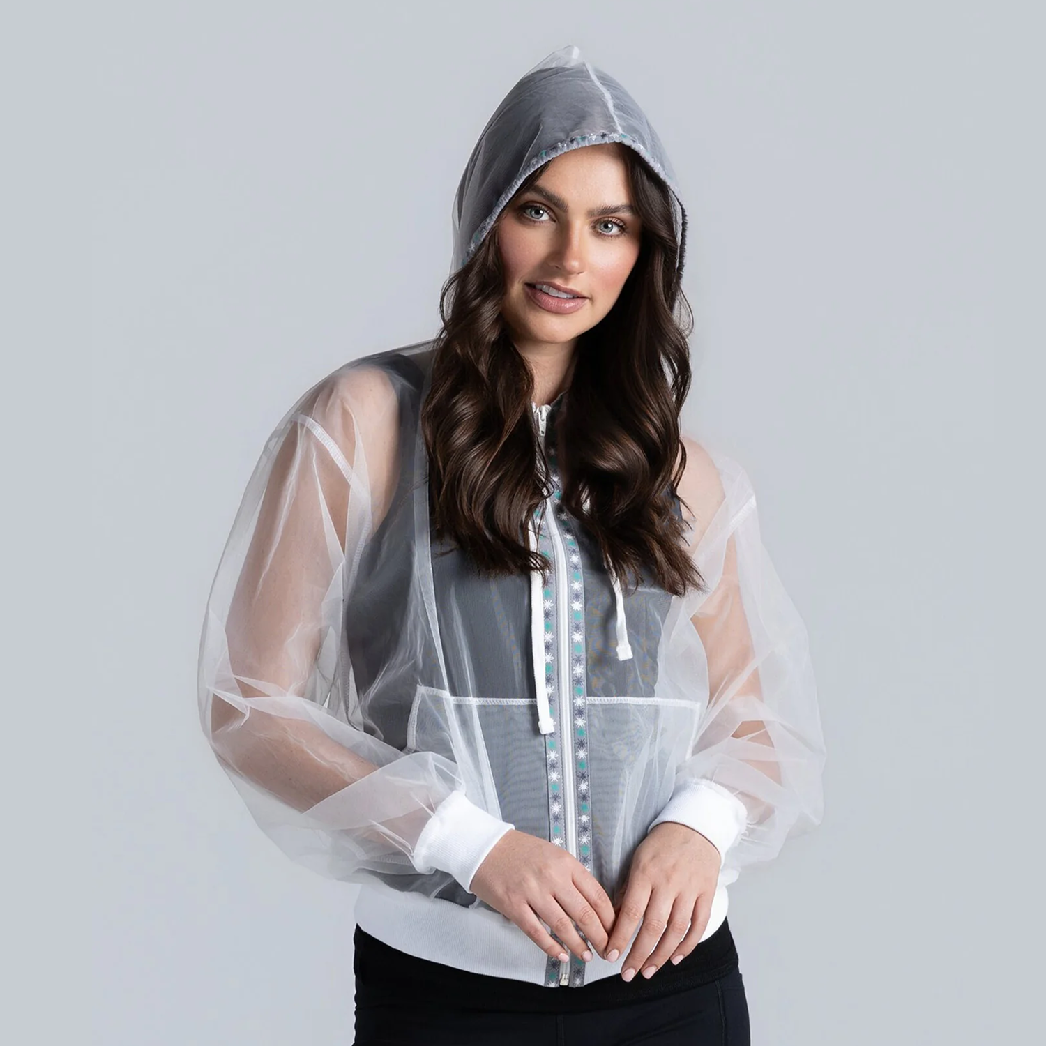 Transparent mosquito net cover