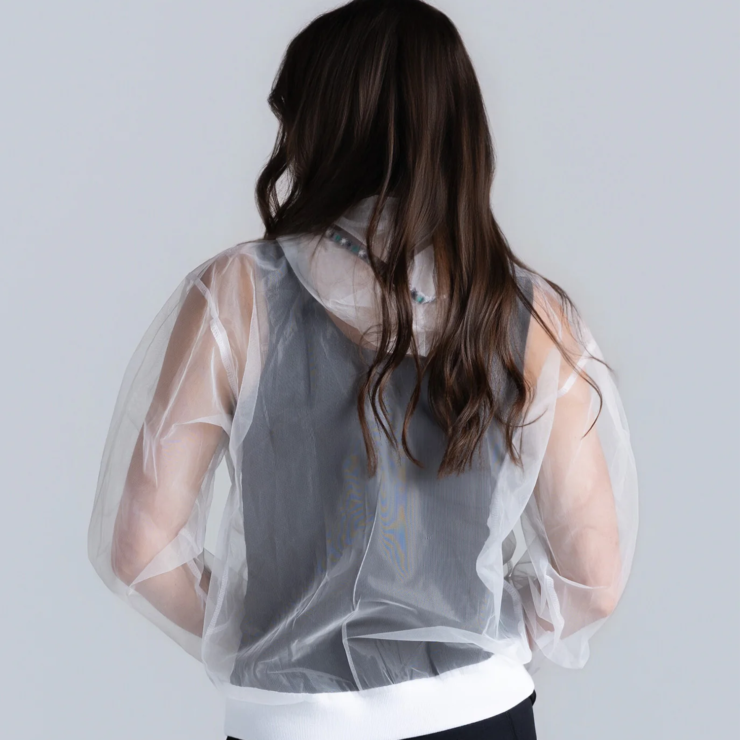Transparent mosquito net cover