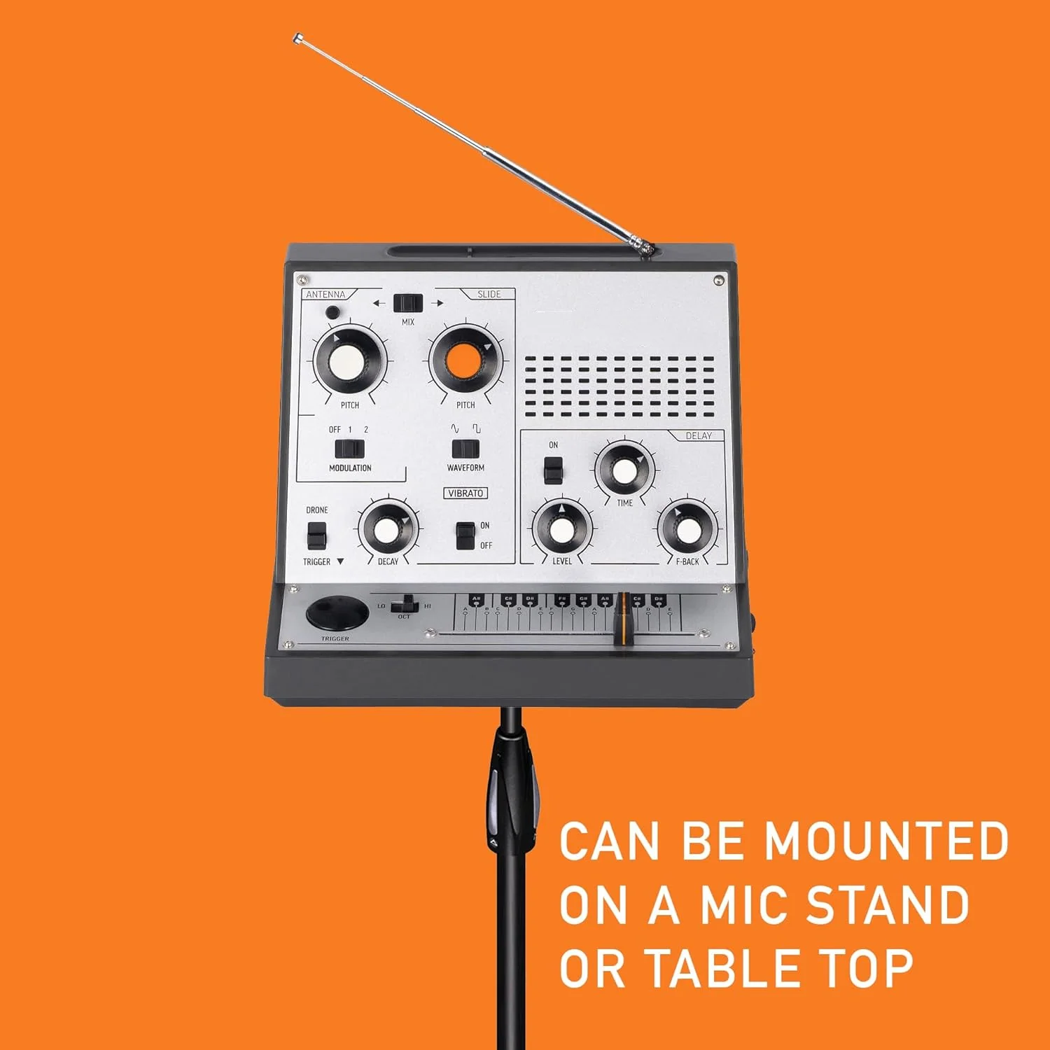 Pocket-Sized Touch Synthesizer With Retro Analog Effects For Music Creation & Sound Exploration