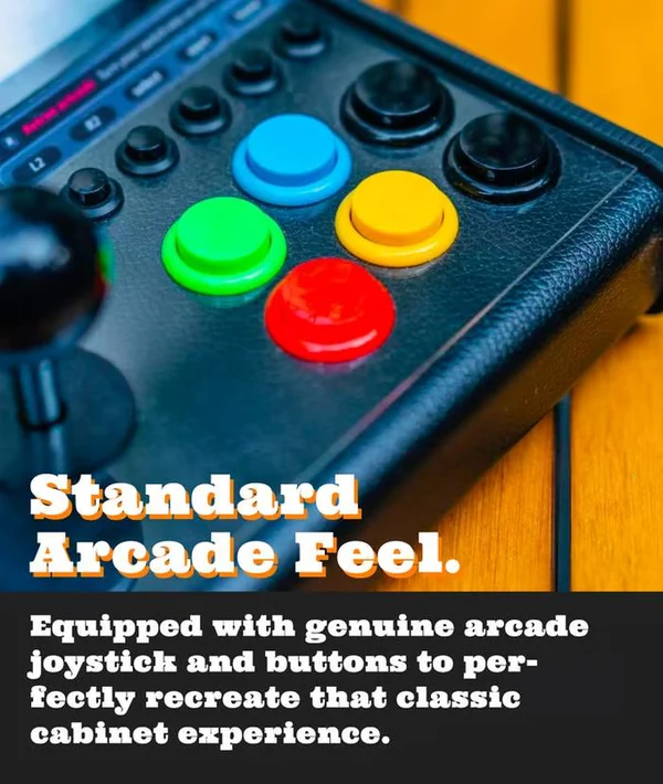 Portable Arcade Dock for Nintendo Switch with Arcade Joystick, HDMI Output & Charging