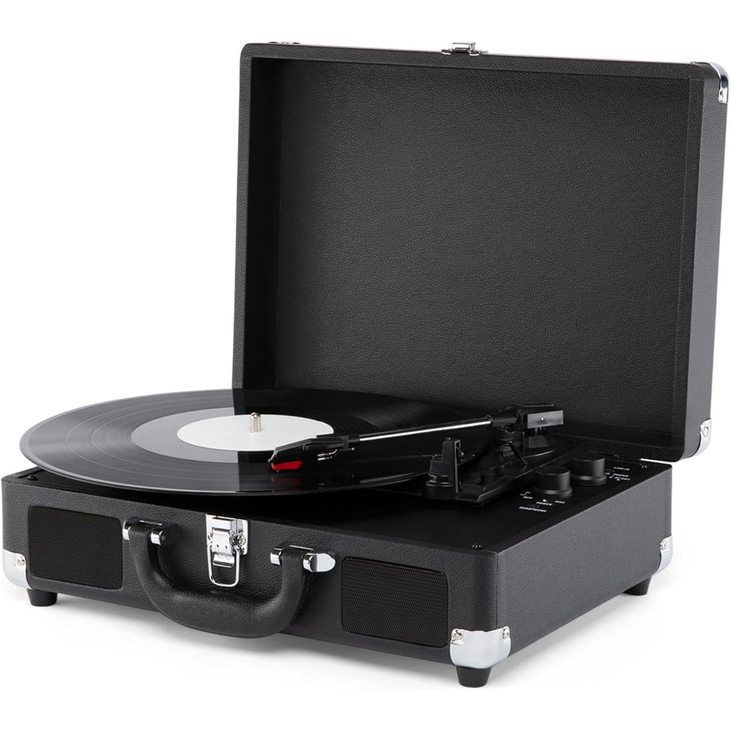 Suitcase Style Bluetooth Turntable Record Player