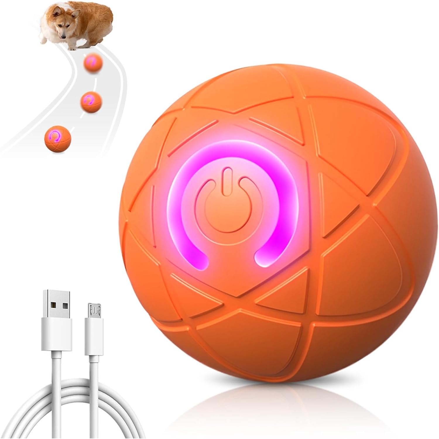 Smart Moving Ball – Self-Moving Toy for Active Dogs