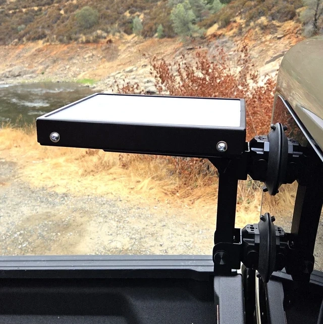 Starlink Mini Vertical Surface Mount with Protective Case, Secure Installation & Mobile Internet Setup