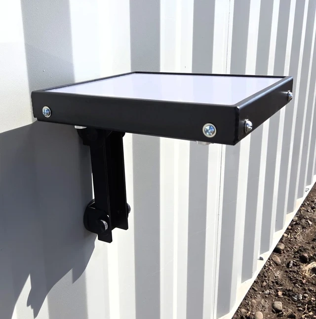 Starlink Mini Vertical Surface Mount with Protective Case, Secure Installation & Mobile Internet Setup
